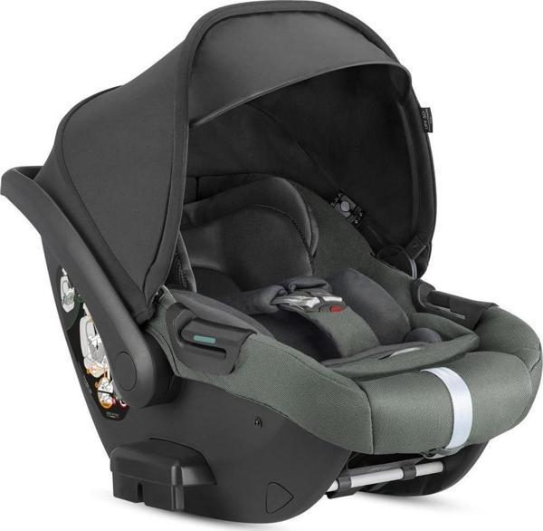 Inglesina Darwin Infant Recline i-Size Gr 0+ Yatırılabilen Bebek Ana Kucağı ve Oto Koltuğu 40-75 cm - Taiga Green - Image 1