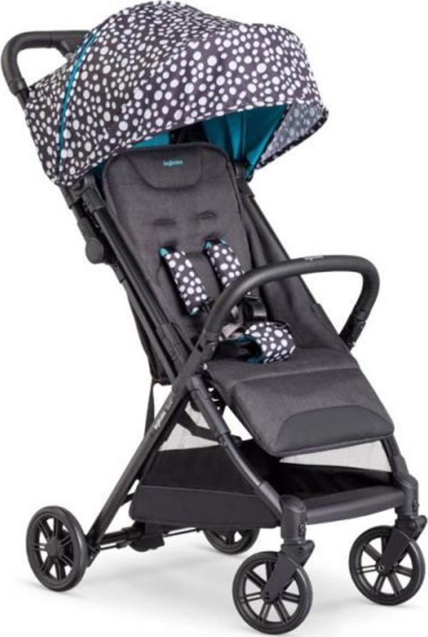 Inglesina Quid 2+ Tek El Tek Hamle ile Katlanıp Açılan Kabin Boy Bebek Arabası Özel Koleksiyon - Polka Black - Image 1