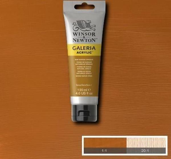 Winsor & Newton Galeria Akrilik Boya 120 ml. 553 Raw Sienna Opaque - Image 1