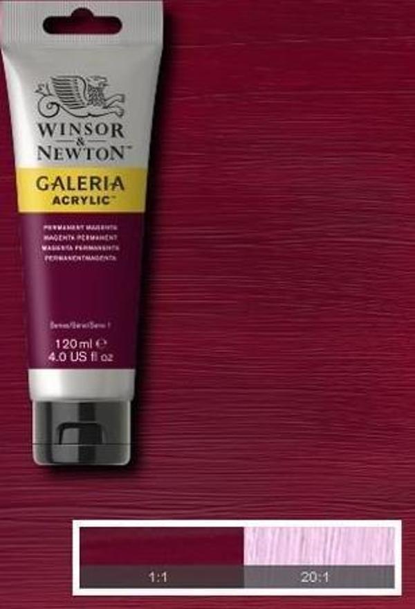 Winsor & Newton Galeria Akrilik Boya 120 ml. 488 Permanent Magenta - Image 1