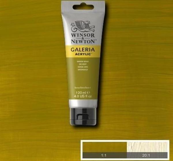 Winsor & Newton Galeria Akrilik Boya 120 ml. 294 Green Gold - Image 1