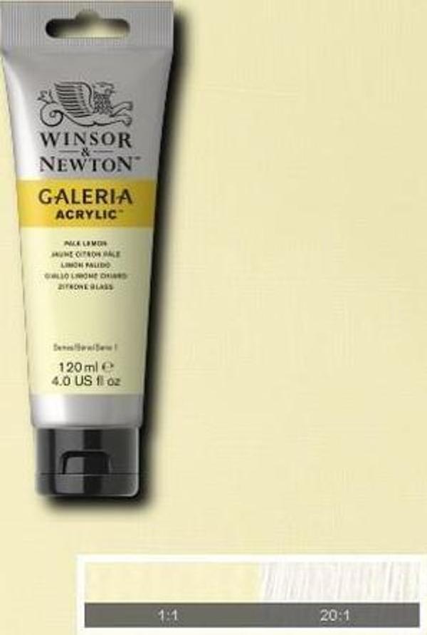 Winsor & Newton Galeria Akrilik Boya 120 ml. 434 Pale Lemon - Image 1