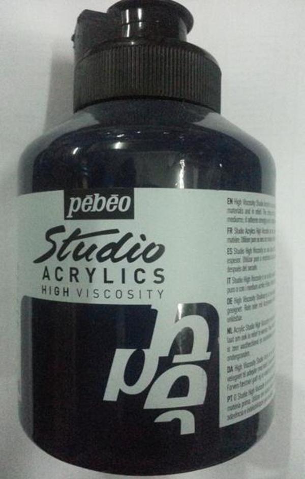 Pebeo Studio Akrilik Boya 500 ml 40 Payne's Grey - Image 1