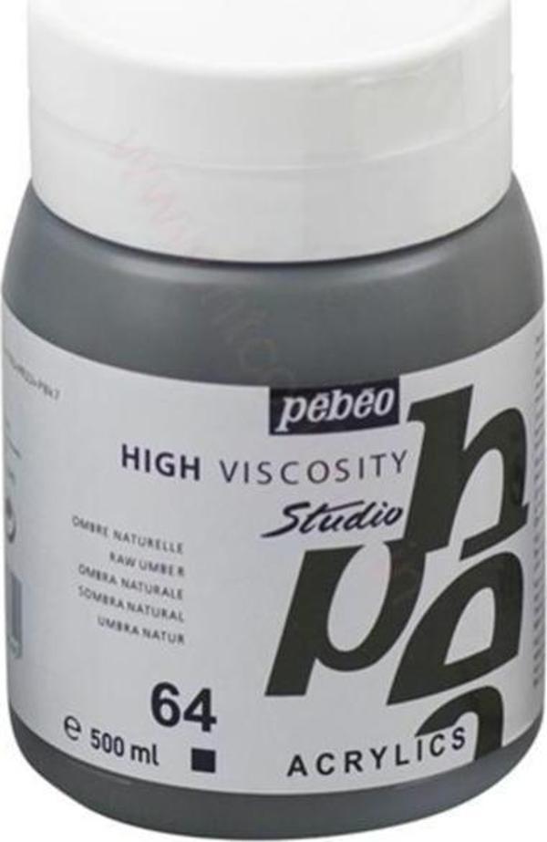 Pebeo Studio Akrilik Boya 500 ml 64 Raw Umber - Image 1