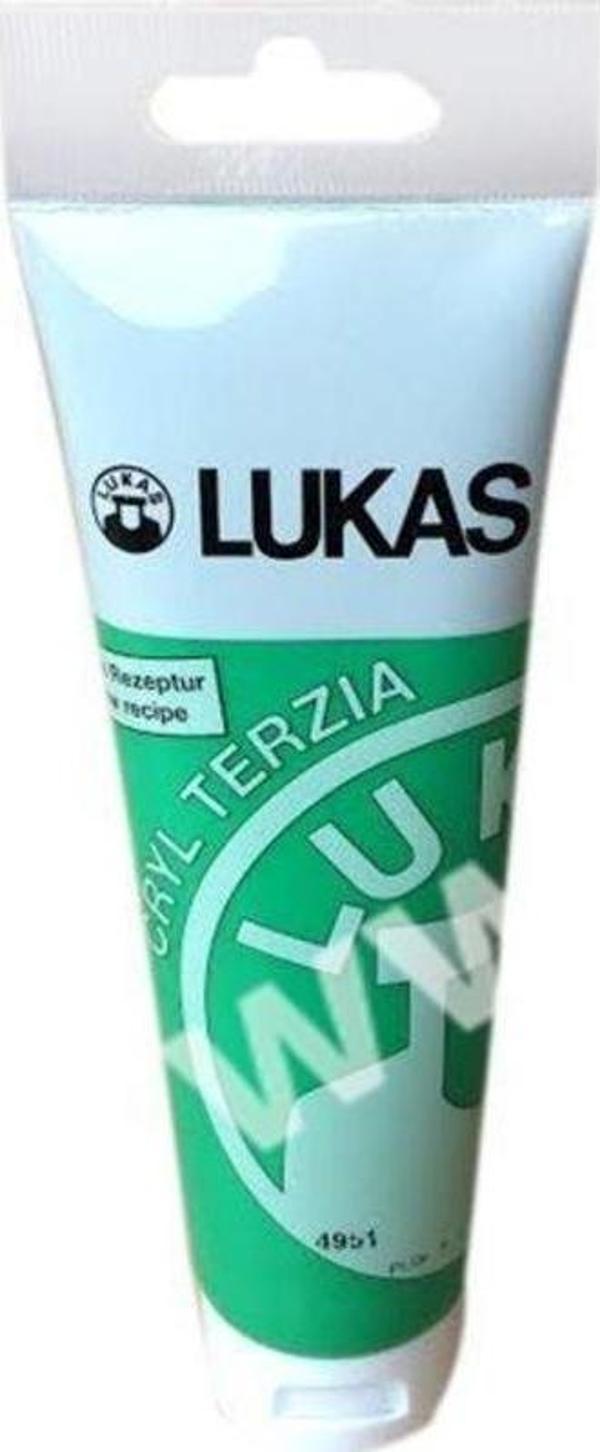 Lukas Cryl Terzia Akrilik Boya 500 ml. 4951 Krom Yeşil Açık - Image 1