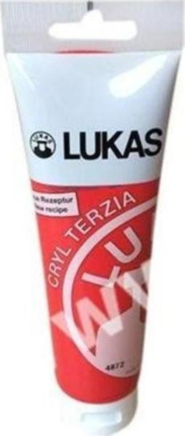 Lukas Cryl Terzia Akrilik Boya 125 ml. 4872 Kadmiyum Kırmızı Açık - Image 1