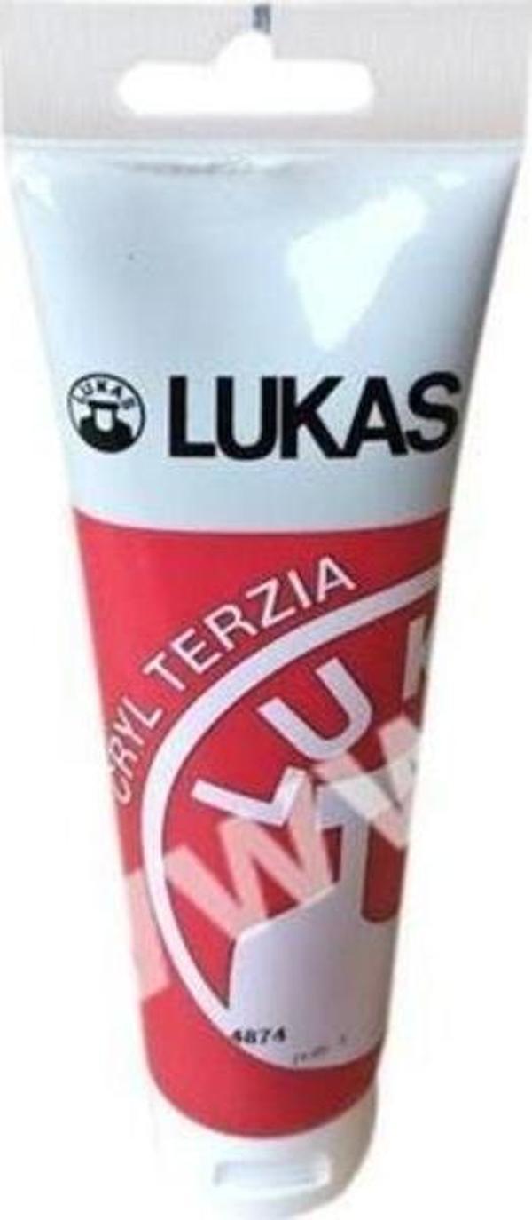 Lukas Cryl Terzia Akrilik Boya 125 ml. 4874 Kadmiyum Kırmızı Koyu - Image 1