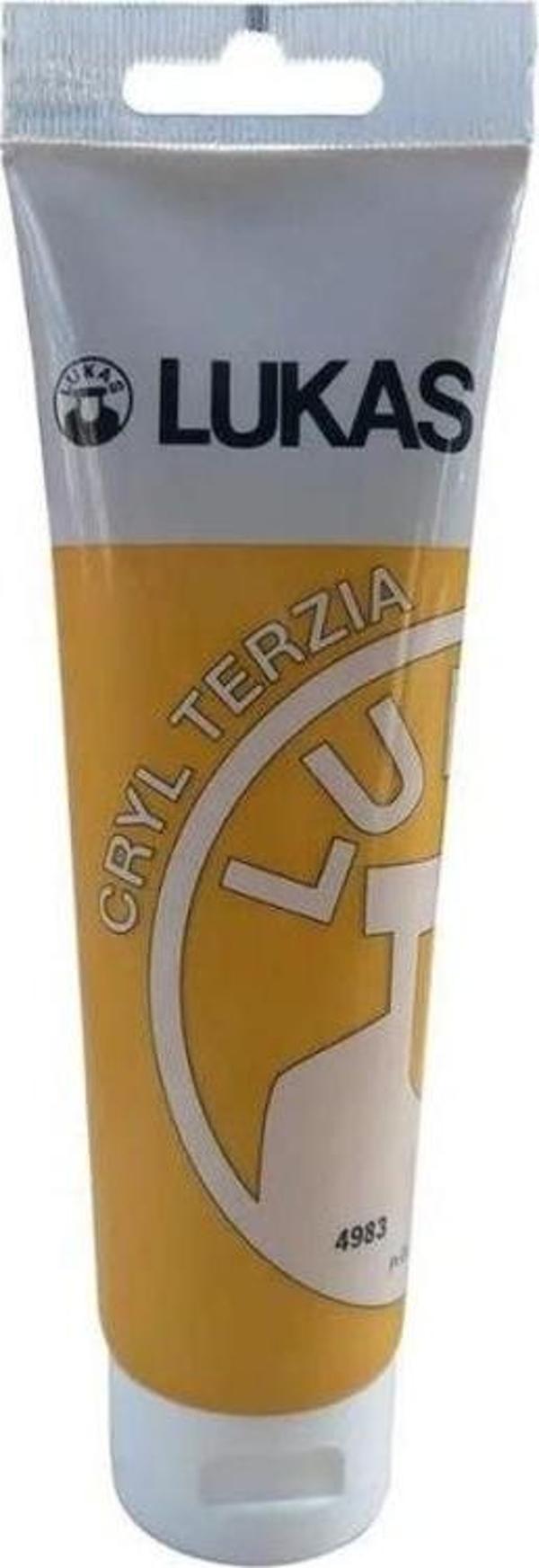 Lukas Cryl Terzia Akrilik Boya 125 ml. 4983 Metalik Altın - Image 1