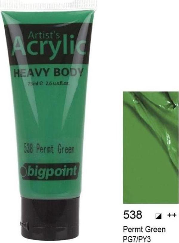 Bigpoint Akrilik Boya 75 ml Permt Green 538 - Image 1