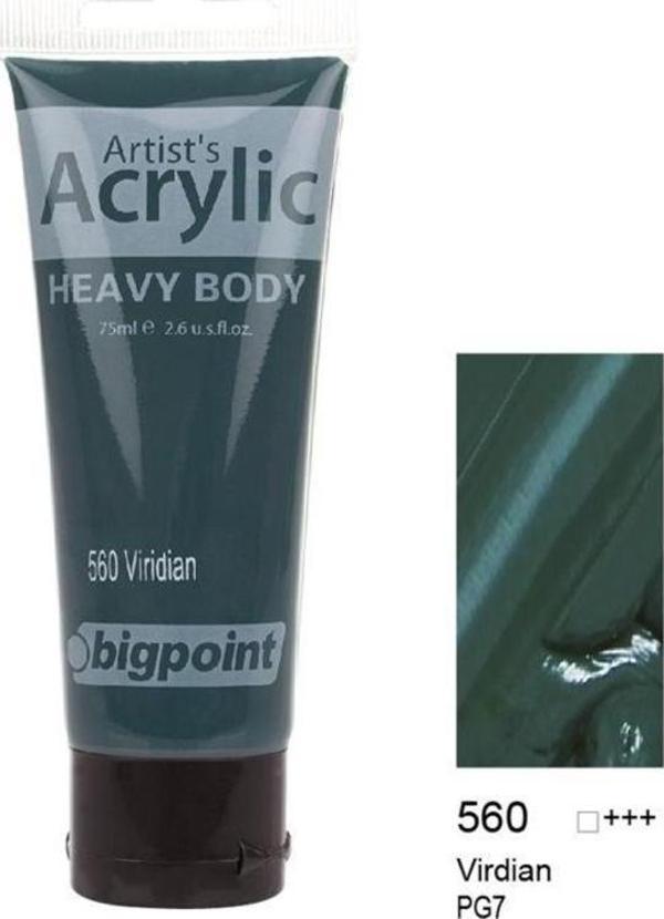 Bigpoint Akrilik Boya 75 ml Viridian 560 - Image 1