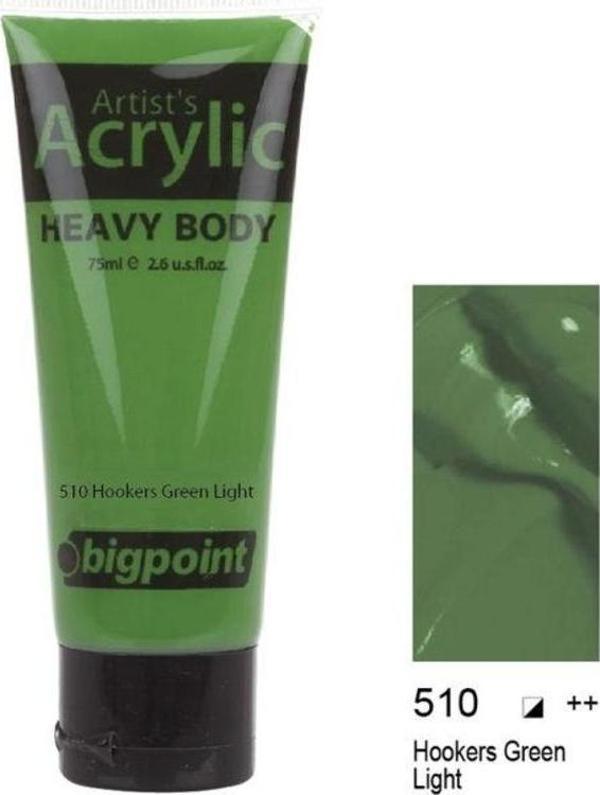 Bigpoint Akrilik Boya 75 ml Hookers Green Light 510 - Image 1