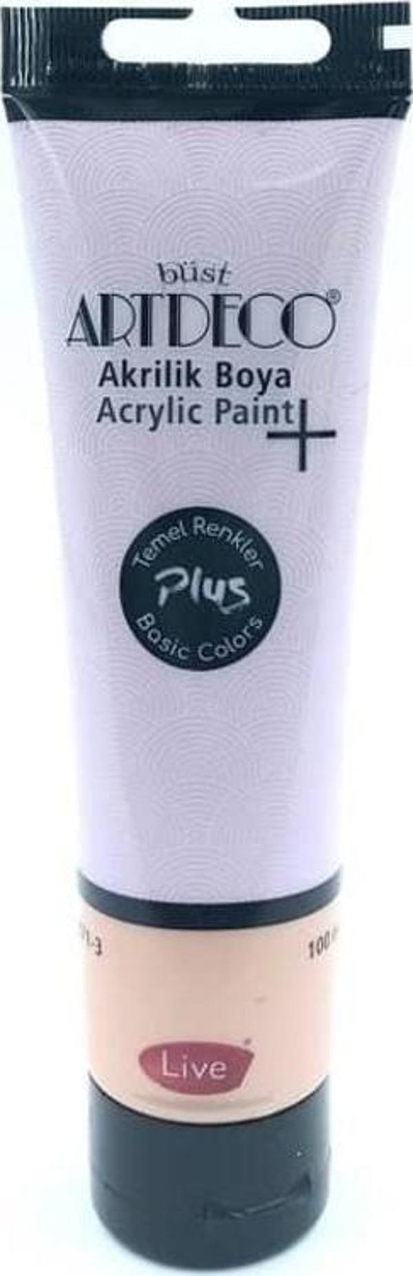Artdeco Plus Akrilik Boya 100ml Tüp Açık Mor 435 - Image 1