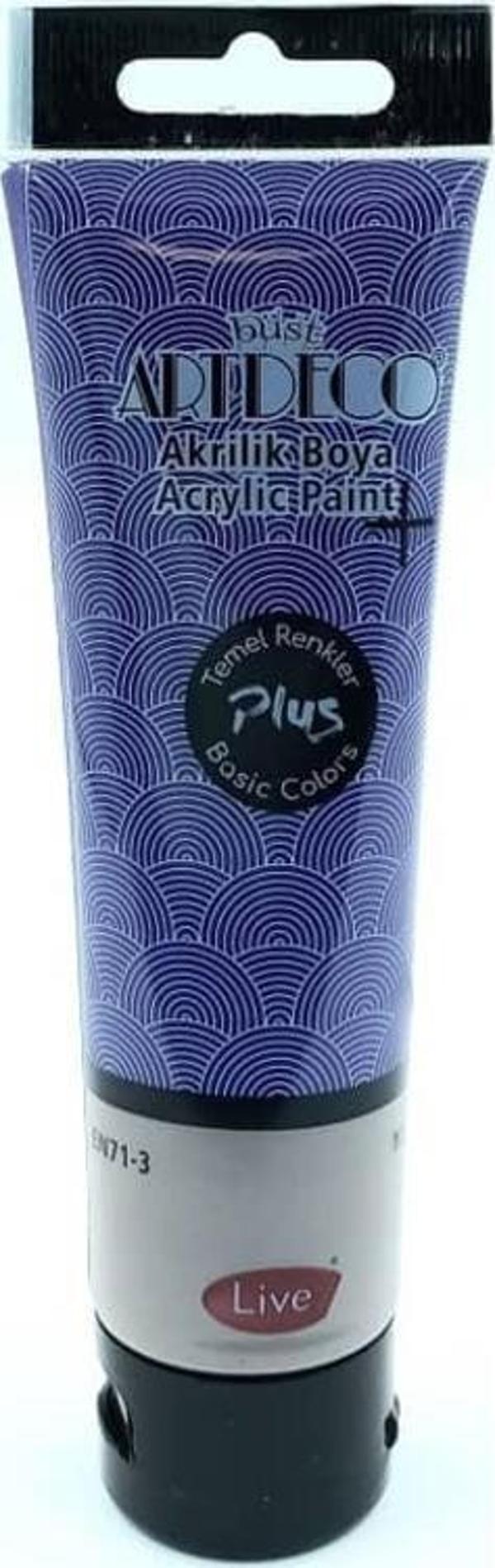 Artdeco Plus Akrilik Boya 100ml Tüp Mor 437 - Image 1