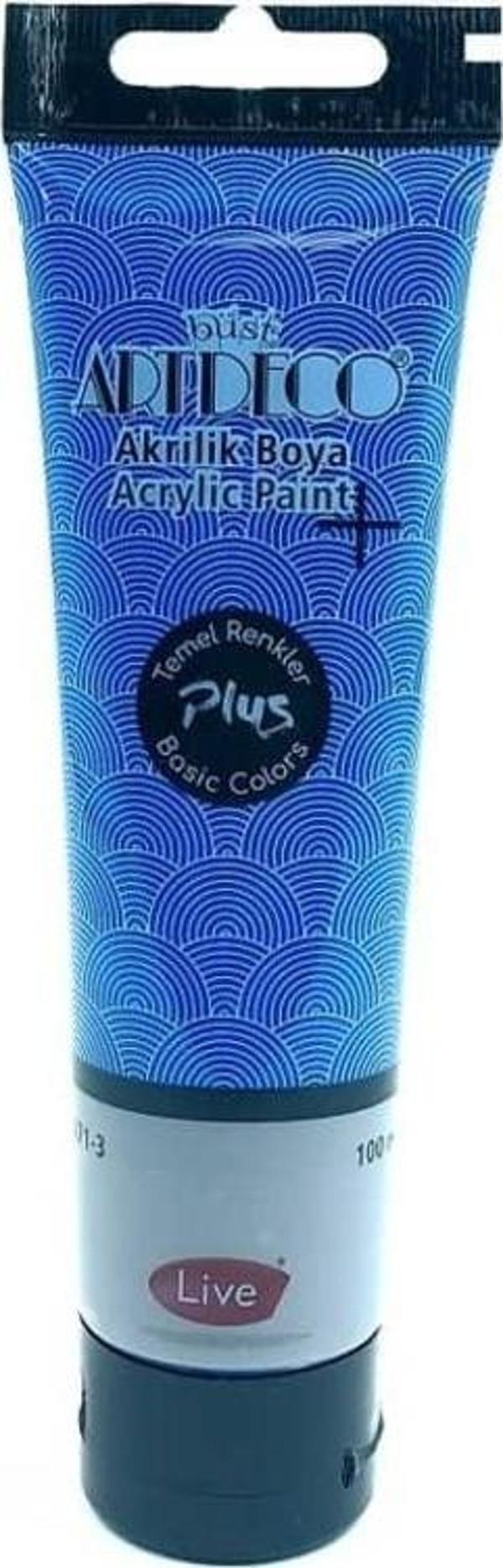 Artdeco Plus Akrilik Boya 100ml Tüp Ultramarine 445 - Image 1