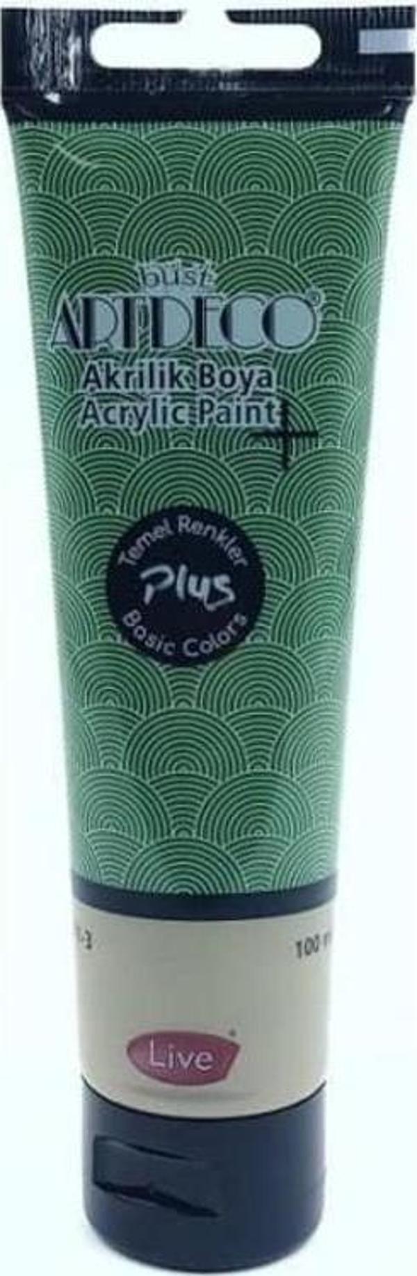 Artdeco Plus Akrilik Boya 100ml Tüp Zeytin Yeşili 470 - Image 1