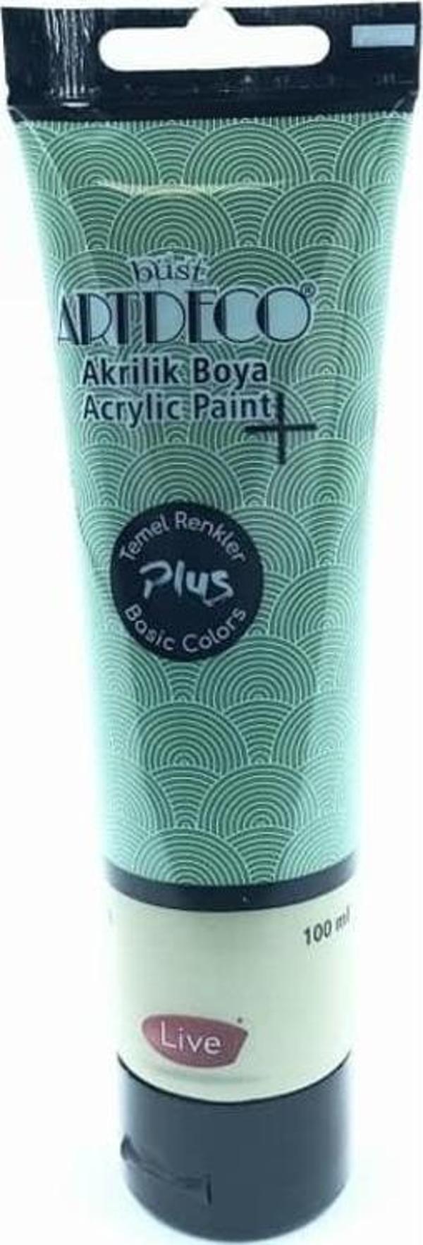 Artdeco Plus Akrilik Boya 100ml Tüp Oksit Krom 472 - Image 1