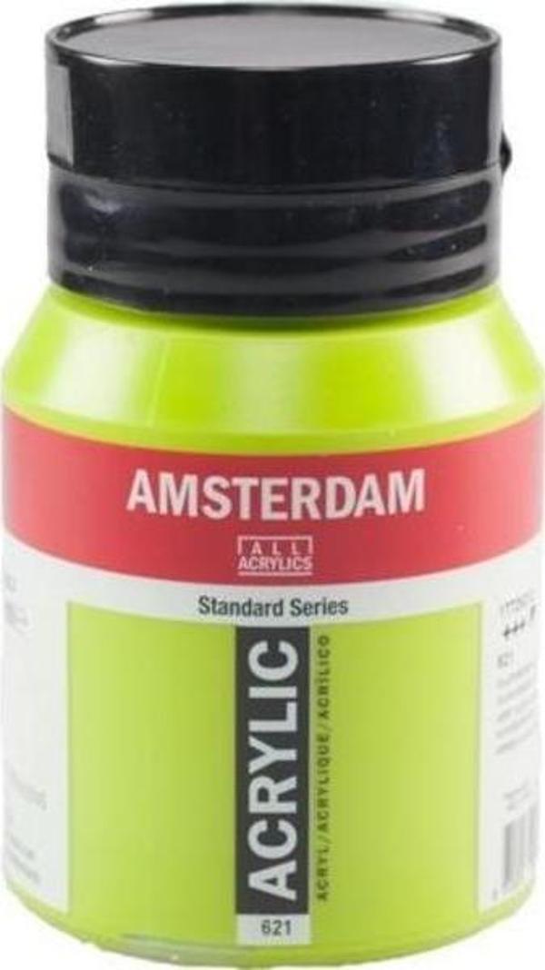 Talens Amsterdam Akrilik Boya 500 ml. 621 Olive Green Light - Image 1