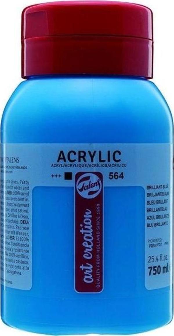 Talens Art Creation Akrilik Boya 750 ml. 564 Brilliant Blue - Image 1