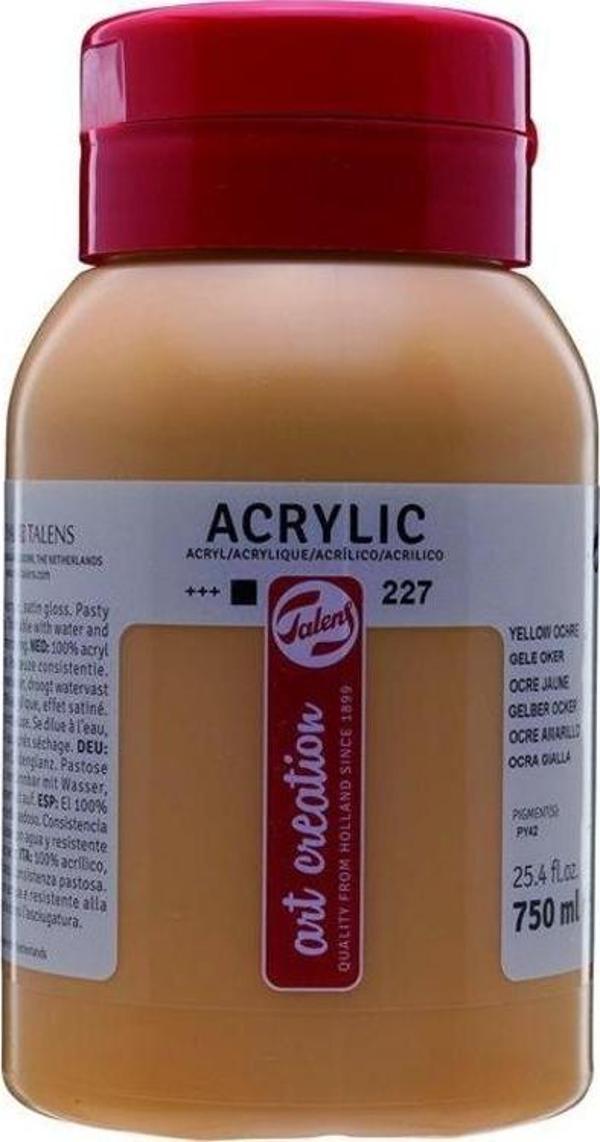 Talens Art Creation Akrilik Boya 750 ml. 227 Yellow Ochre - Image 1