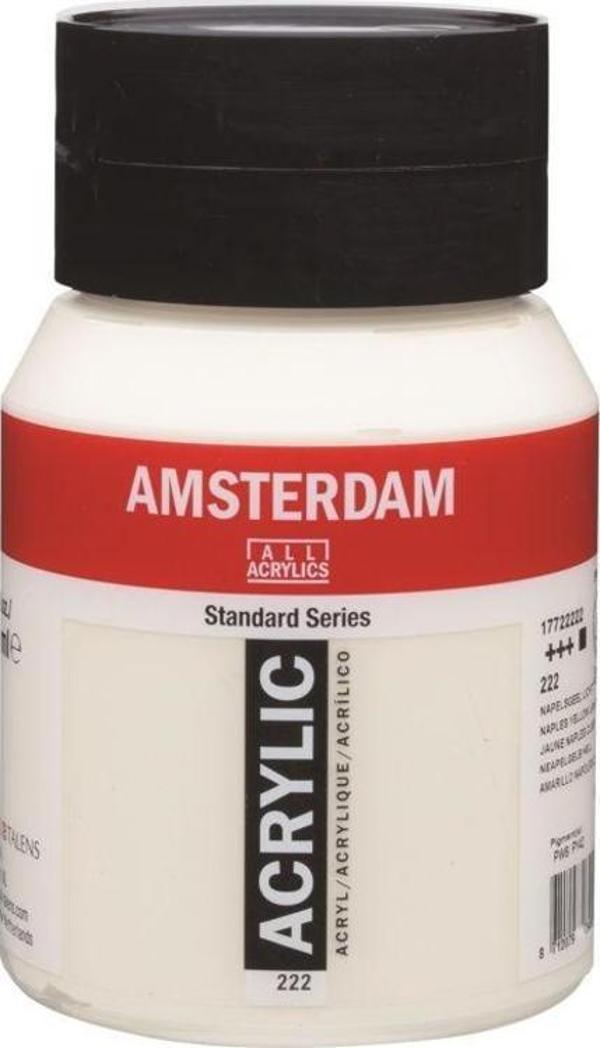 Talens Amsterdam Akrilik Boya 500 ml. 222 Naples Yellow Light - Image 1