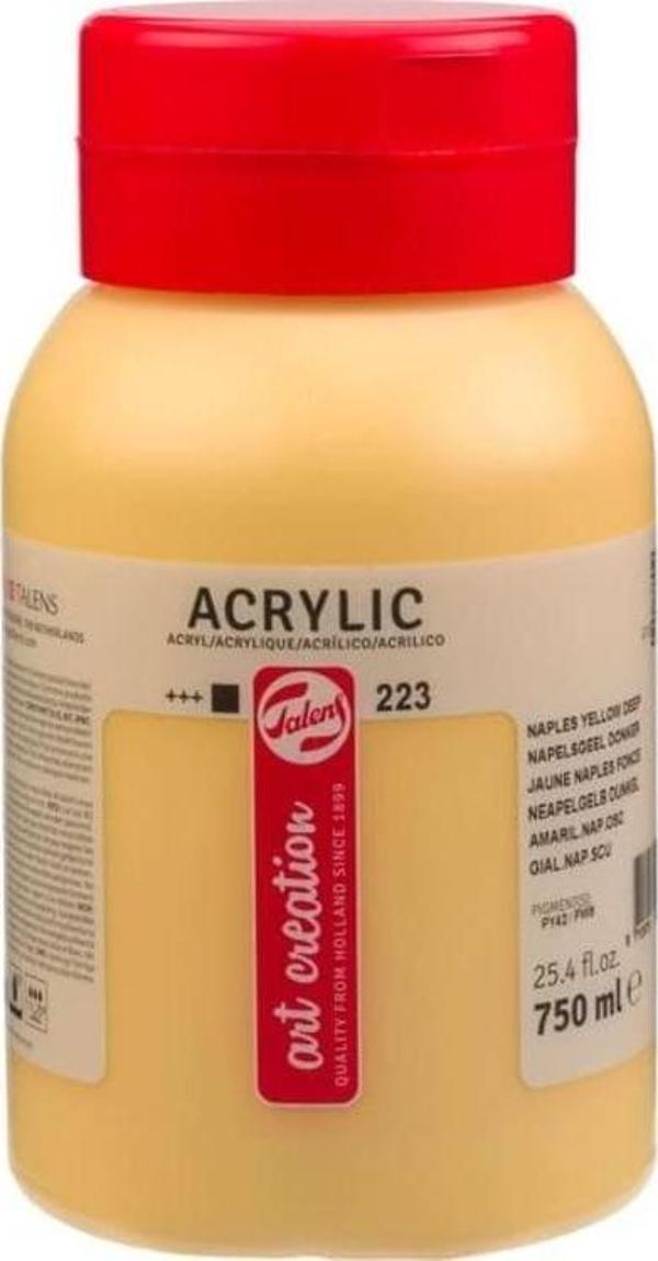 Talens Art Creation Akrilik Boya 750 ml. 223 Naples Yellow Deep - Image 1