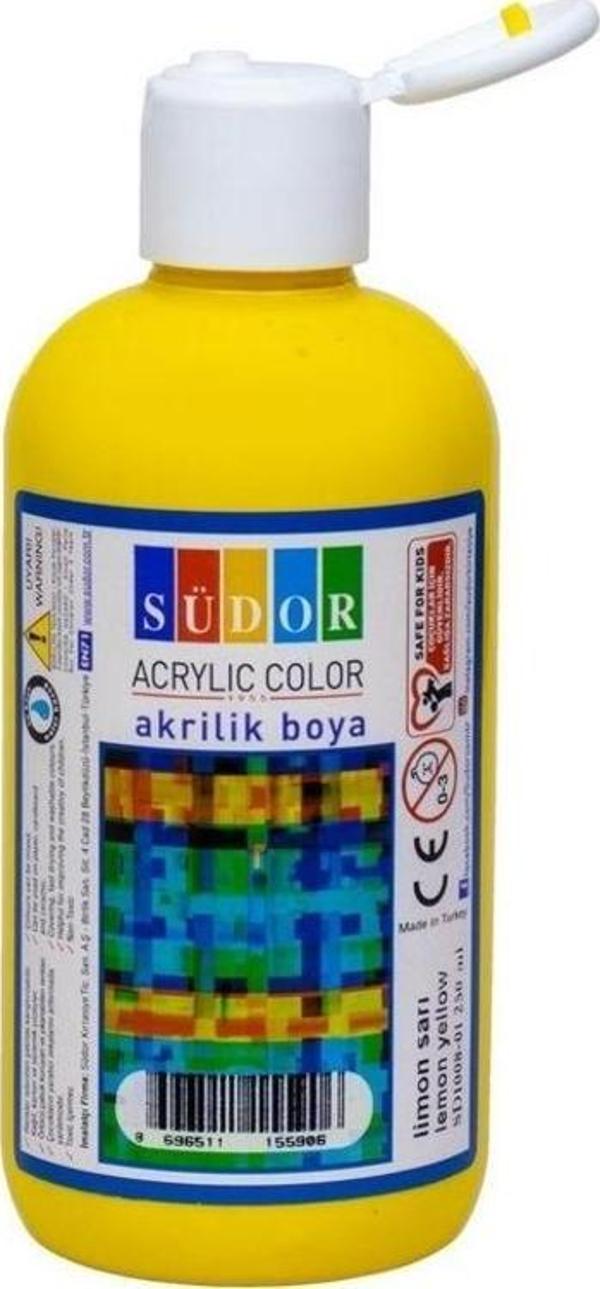 Südor Akrilik Boya 250 ml Limon Sarı - Image 1