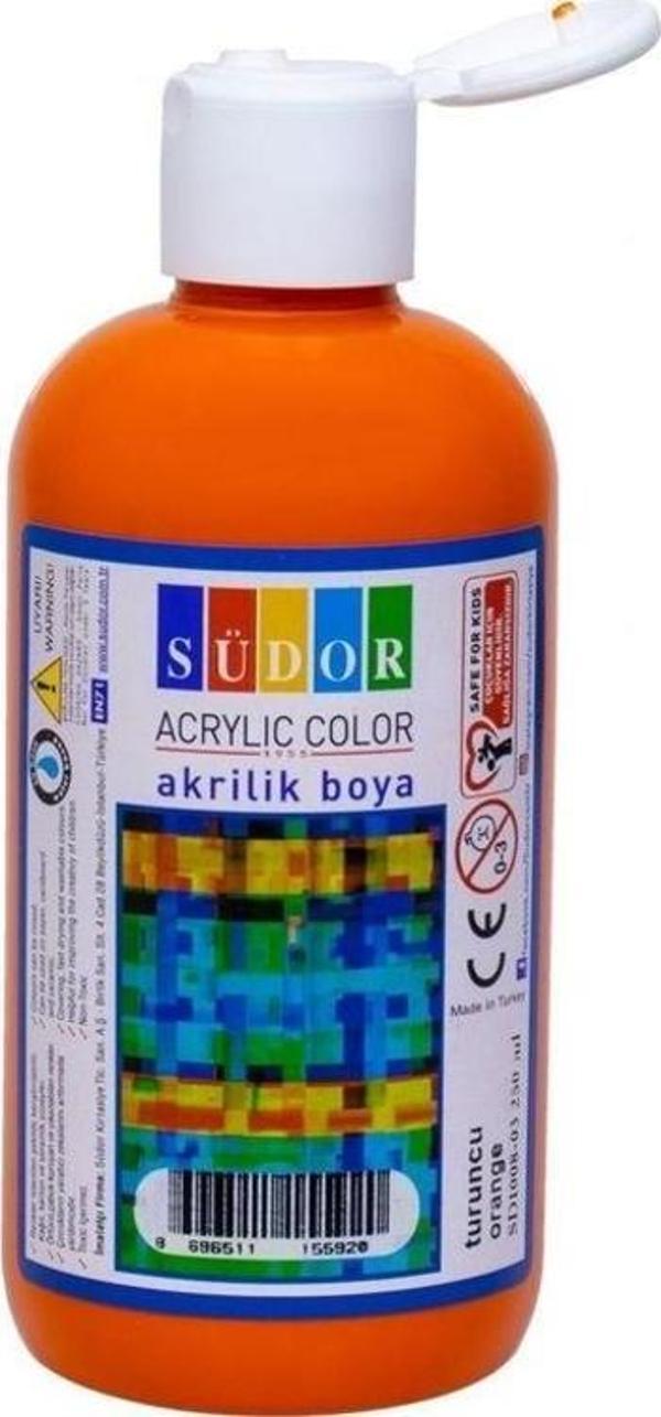 Südor Akrilik Boya 250 ml Turuncu - Image 1
