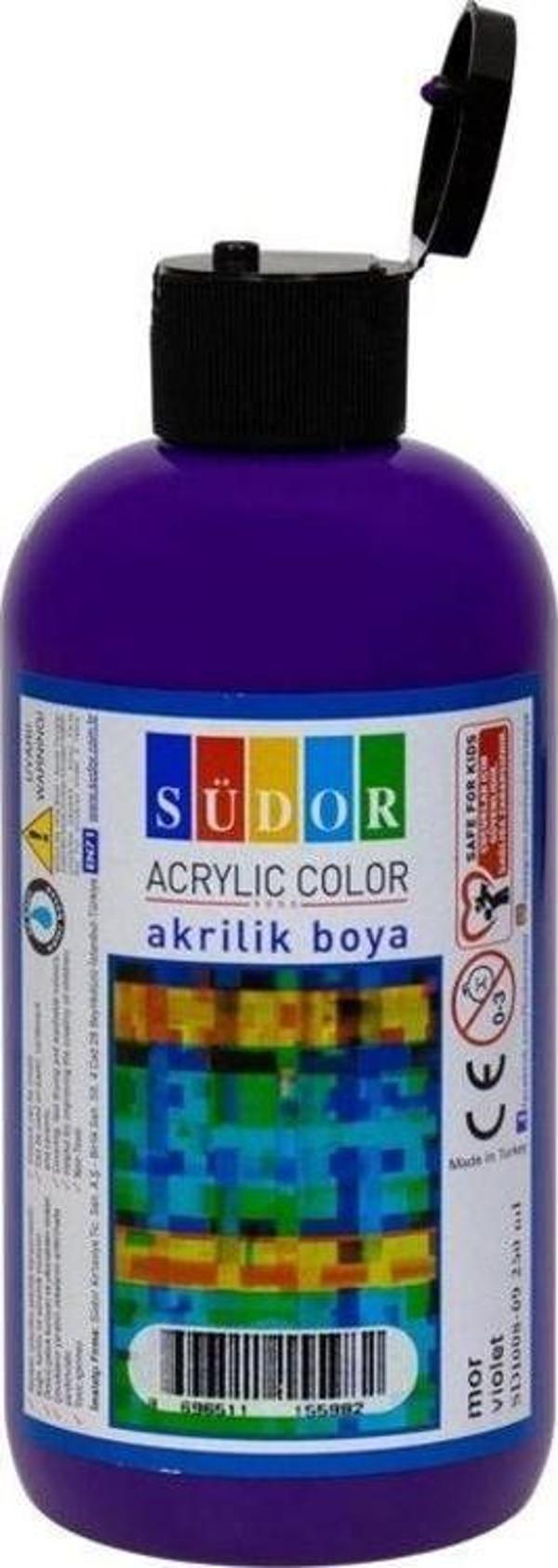 Südor Akrilik Boya 250 ml Mor - Image 1