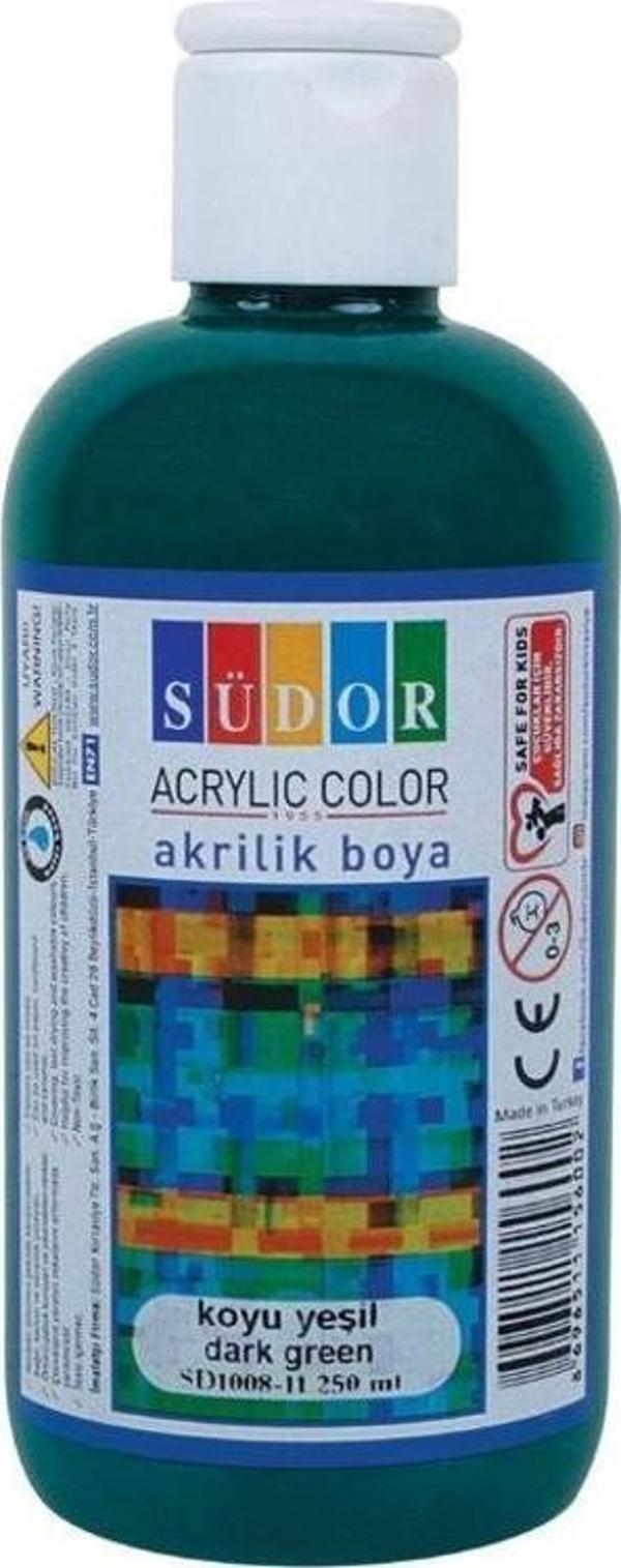 Südor Akrilik Boya 250 ml Koyu Yeşil - Image 1