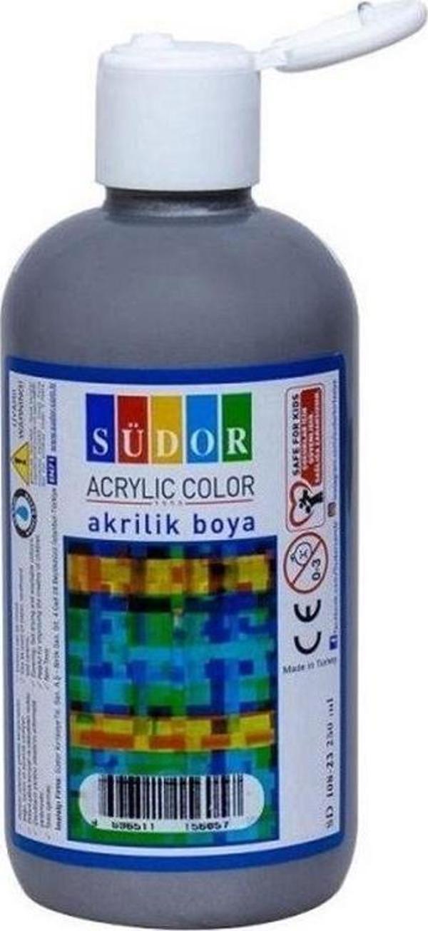 Südor Akrilik Boya 250 ml Gri - Image 1