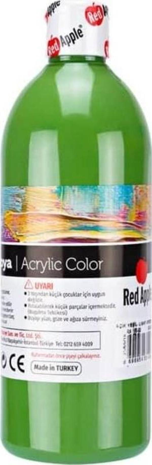 Red Apple Akrilik Boya 500 ml Açık Yeşil - Image 1