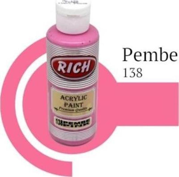 Rich Master Akrilik Boya 120 cc. 138 Pembe - Image 1