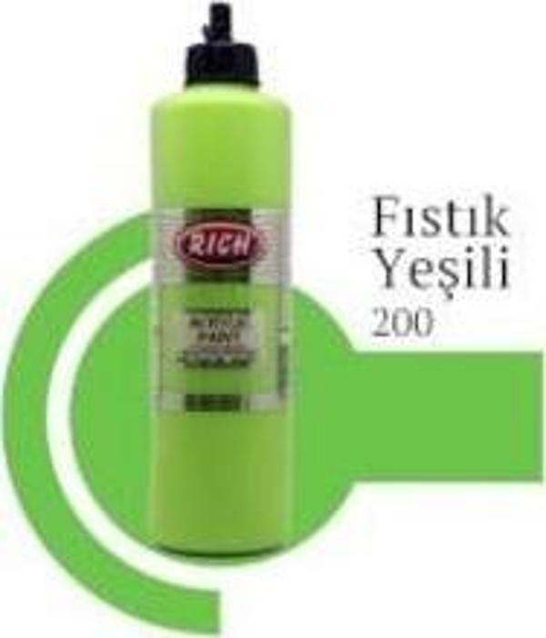 Rich Master Akrilik Boya 500 cc. 200 FISTIK YEŞİLİ - Image 1