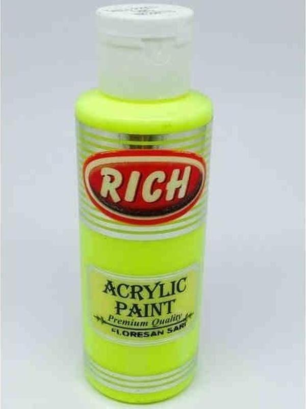 Rich Master Akrilik Boya 120 cc. FLORESAN SARI - Image 1