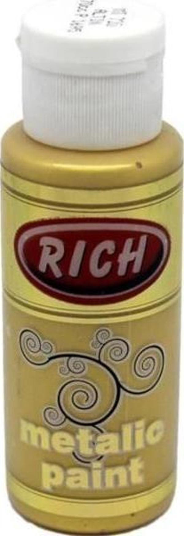 Rich Metalik Akrilik Boya 60 cc. 720 ALTIN - Image 1