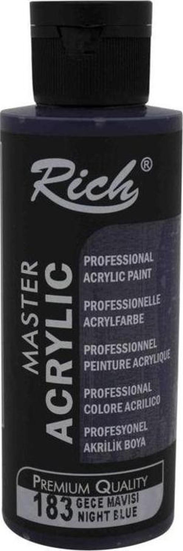 Rich Master Akrilik Boya 500 cc. 183 GECE MAVİSİ - Image 1