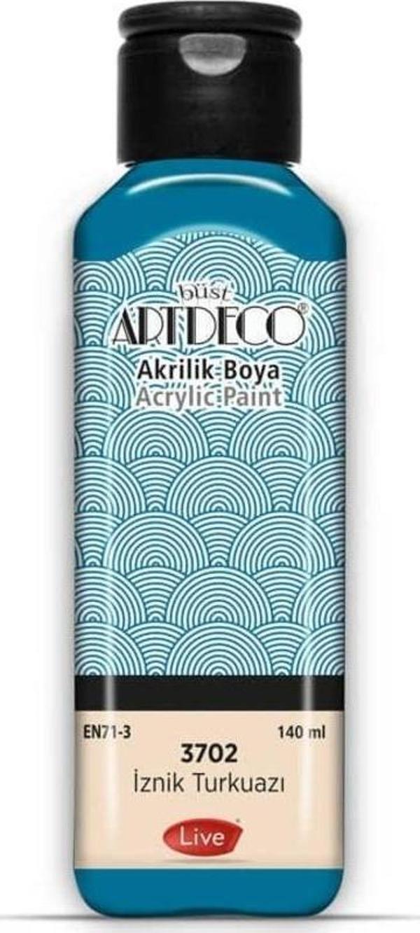 Artdeco Akrilik Boya 140 ml 3702 İZNİK TURKUAZI - Image 1