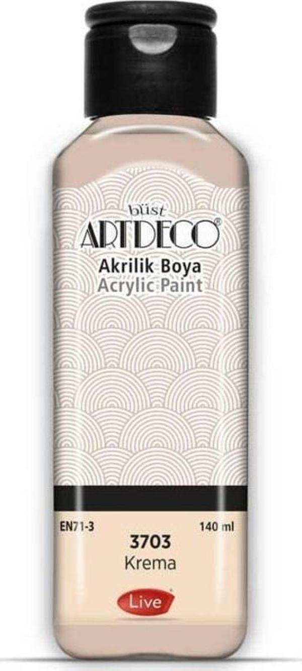 Artdeco Akrilik Boya 140 ml 3703 KREMA - Image 1