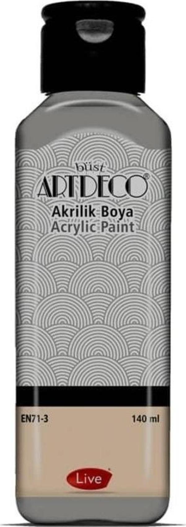 Artdeco Akrilik Boya 140 ml 3705 GRAFİTİ GRİ - Image 1