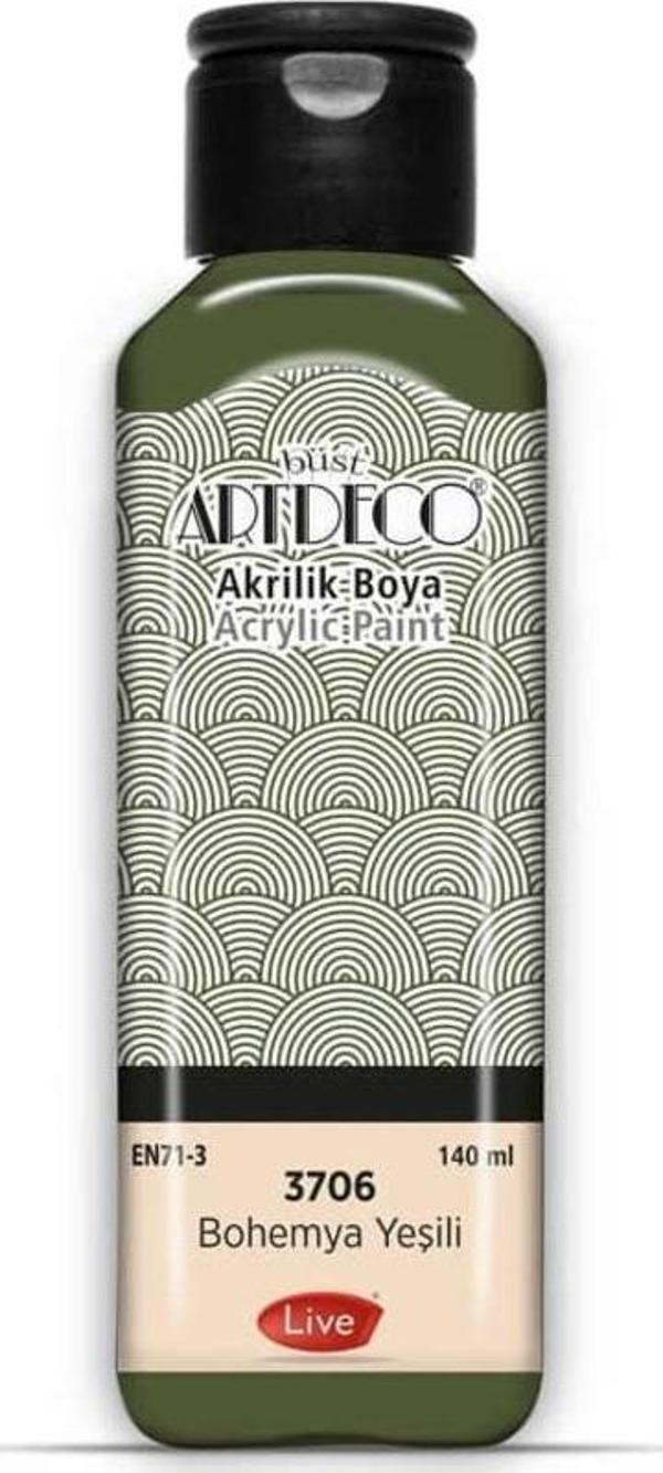 Artdeco Akrilik Boya 140 ml 3706 BOHEMYA YEŞİLİ - Image 1