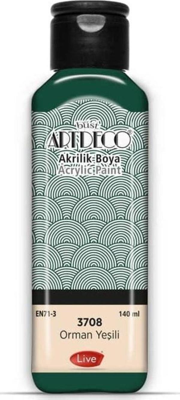 Artdeco Akrilik Boya 140 ml 3708 ORMAN YEŞİLİ - Image 1