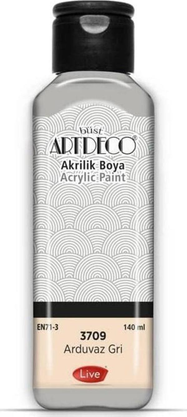 Artdeco Akrilik Boya 140 ml 3709 ARDUVAZ GRİ - Image 1