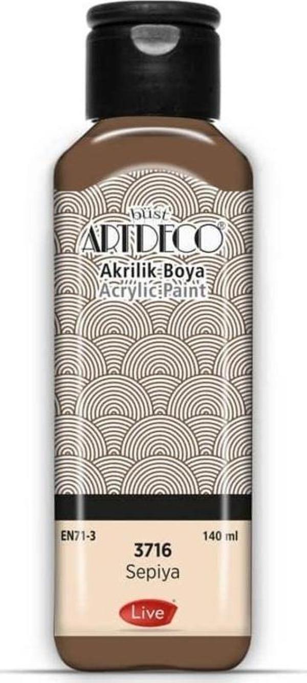 Artdeco Akrilik Boya 140 ml 3716 SEPYA - Image 1