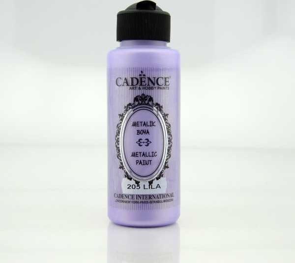 Cadence Metalik Boya 120 ml. 205 Lila - Image 1