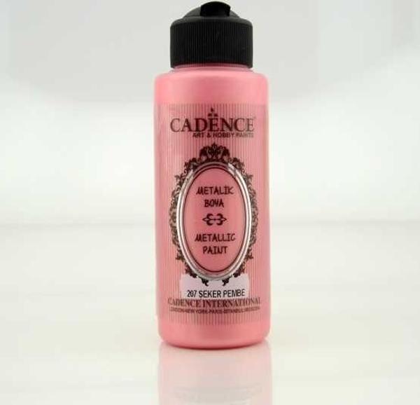 Cadence Metalik Boya 120 ml. 207 Şeker Pembe - Image 1