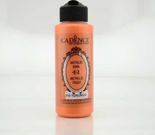Cadence Metalik Boya 120 ml. 210 Turuncu - Image 1