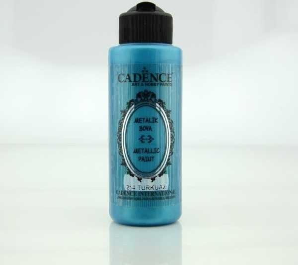 Cadence Metalik Boya 120 ml. 214 Turkuaz - Image 1