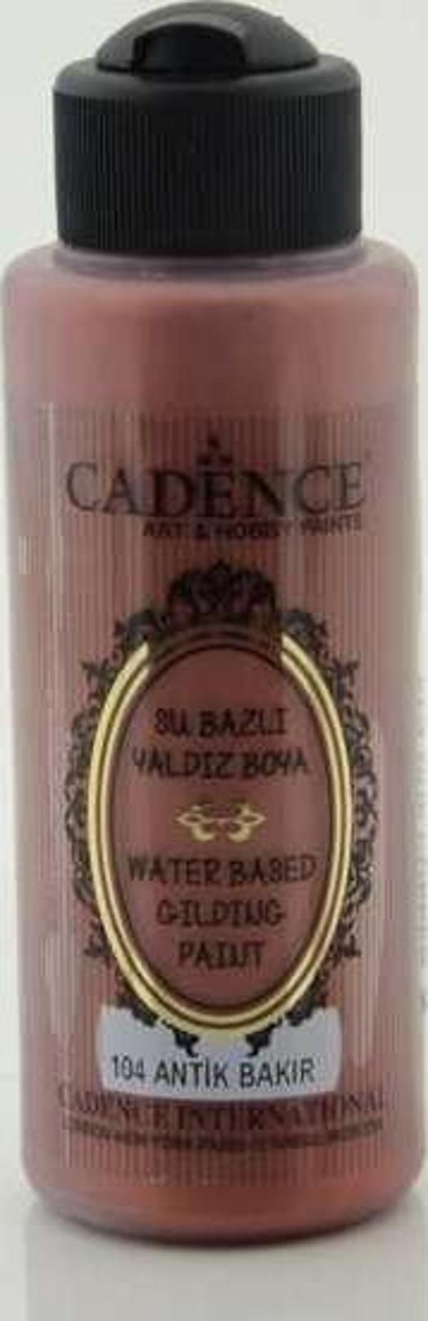 Cadence Su Bazlı Yaldız 120 ml. 104 Antik Bakır - Image 1