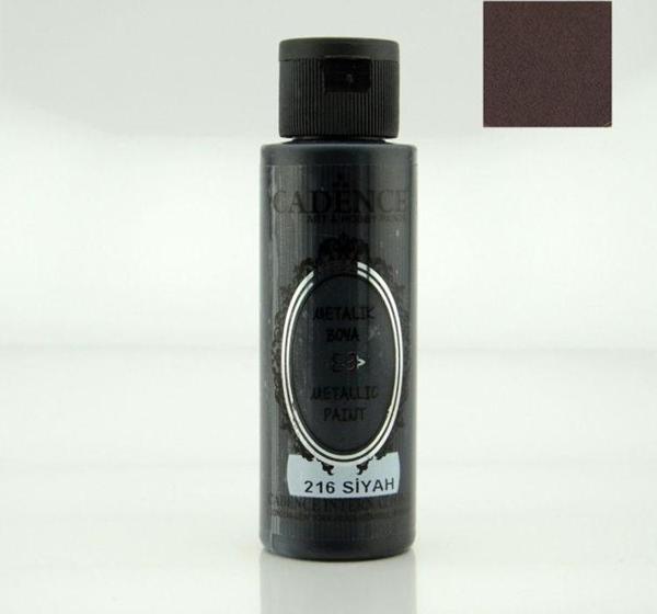 Cadence Metalik Boya 70 ml. 216 SİYAH - Image 1