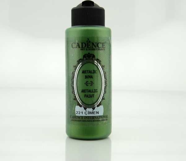 Cadence Metalik Boya 120 ml. 221 Çimen - Image 1